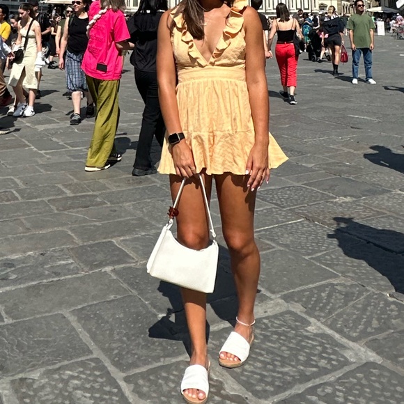 Yellow Ruffled Sundress - Picture 3 of 3